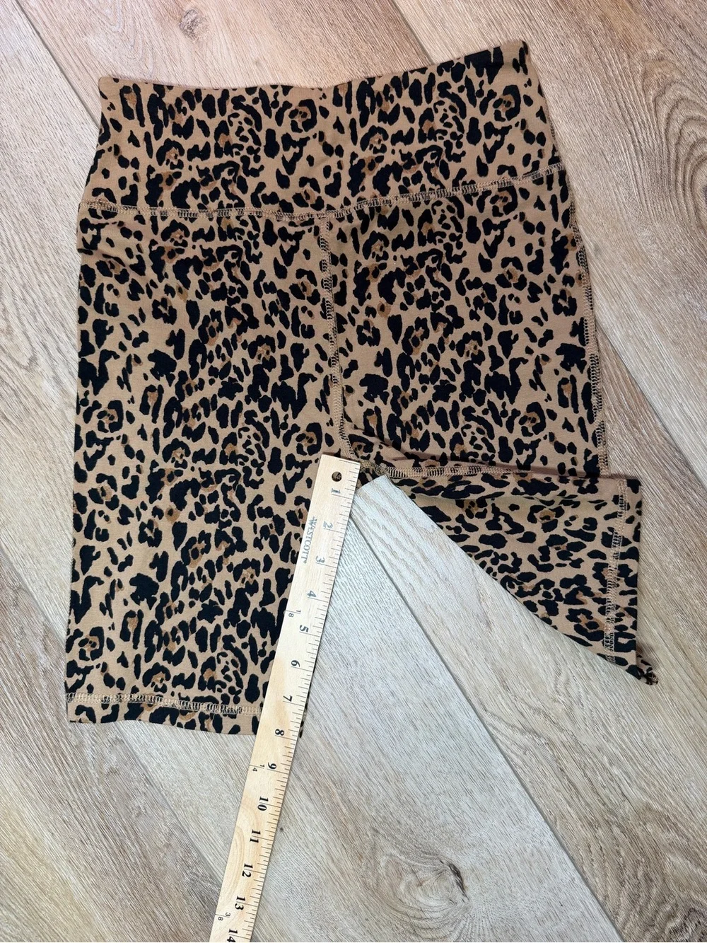 J.Crew Weekend Leopard Print Bike Shorts - S Preppy